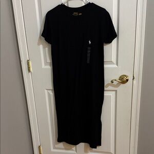 Polo by Ralph Lauren Black Midi Dress